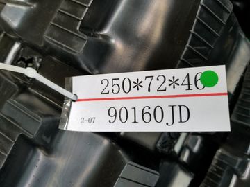 Harte schwarze ununterbrochene Gummibahn 250×72×45 für Bagger Nissan N6