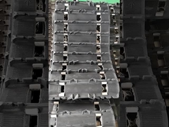 64 mm Pitch Schneemobil Gummi-Spur mit verstellbaren Verbindungen