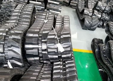 Schwarzer Bagger-Gummi spürt 250mm Breite für Kubota Kc50/Tanaka Dc202 auf