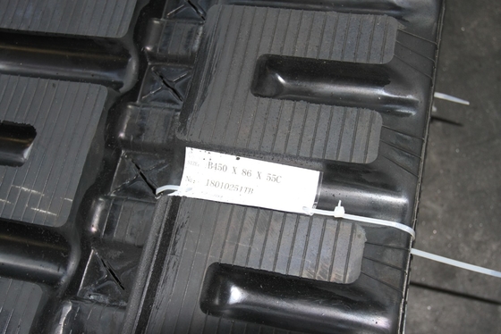 B450x86x55C C-Lug-Muster-Skid-Steer-Lader-Gummi-Spur-Gummi-Crawler