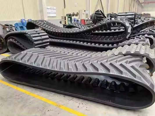610X127X40 Chinesische OEM Landwirtschaftsbahn JD 764 Hochgeschwindigkeits-Dozer Gummibahn