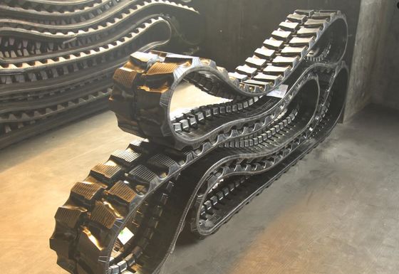 Kautschukspur 300x55x78 Fabriklieferung Topqualität Bagger Kautschukspur