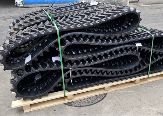 Gummibahn H280X72X47 mit 40 mm hohem Muster für Gradiermaschinen oder Rasenmäher