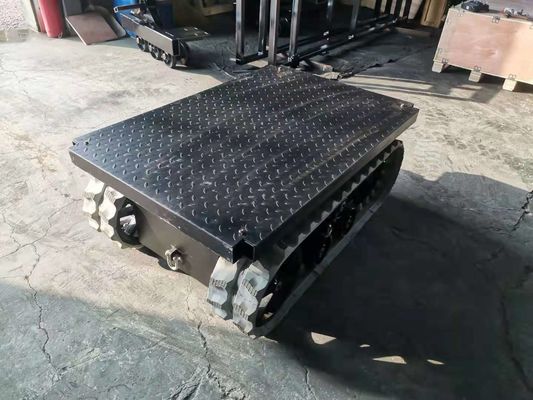 Technik Maschinerie-des kleinen Gummibahn-Fahrgestells mit der Plattform, die 300kg lädt