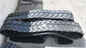 400mm Breiten-ununterbrochene Gummibahn mit der 76 Verbindungs-schwarzen Farbe